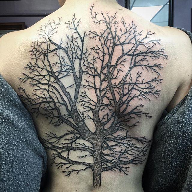 65 Tatuagens de Árvores Impressionantes e Inspiradoras