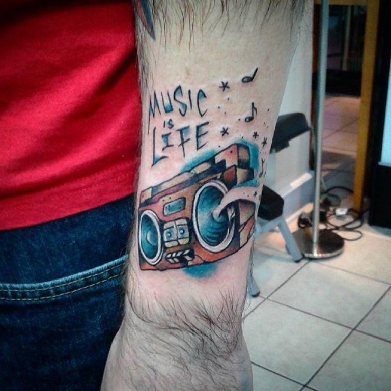 60 Tatuagens De Música Criativas (as Melhores Fotos!)