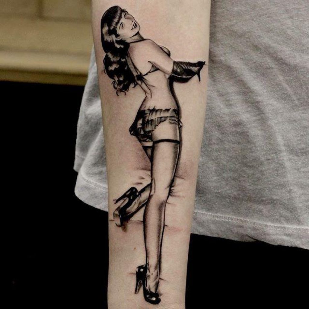 70 Tatuagens De Pin Ups Lindas E Criativas   9bettie Page 1024x1024 